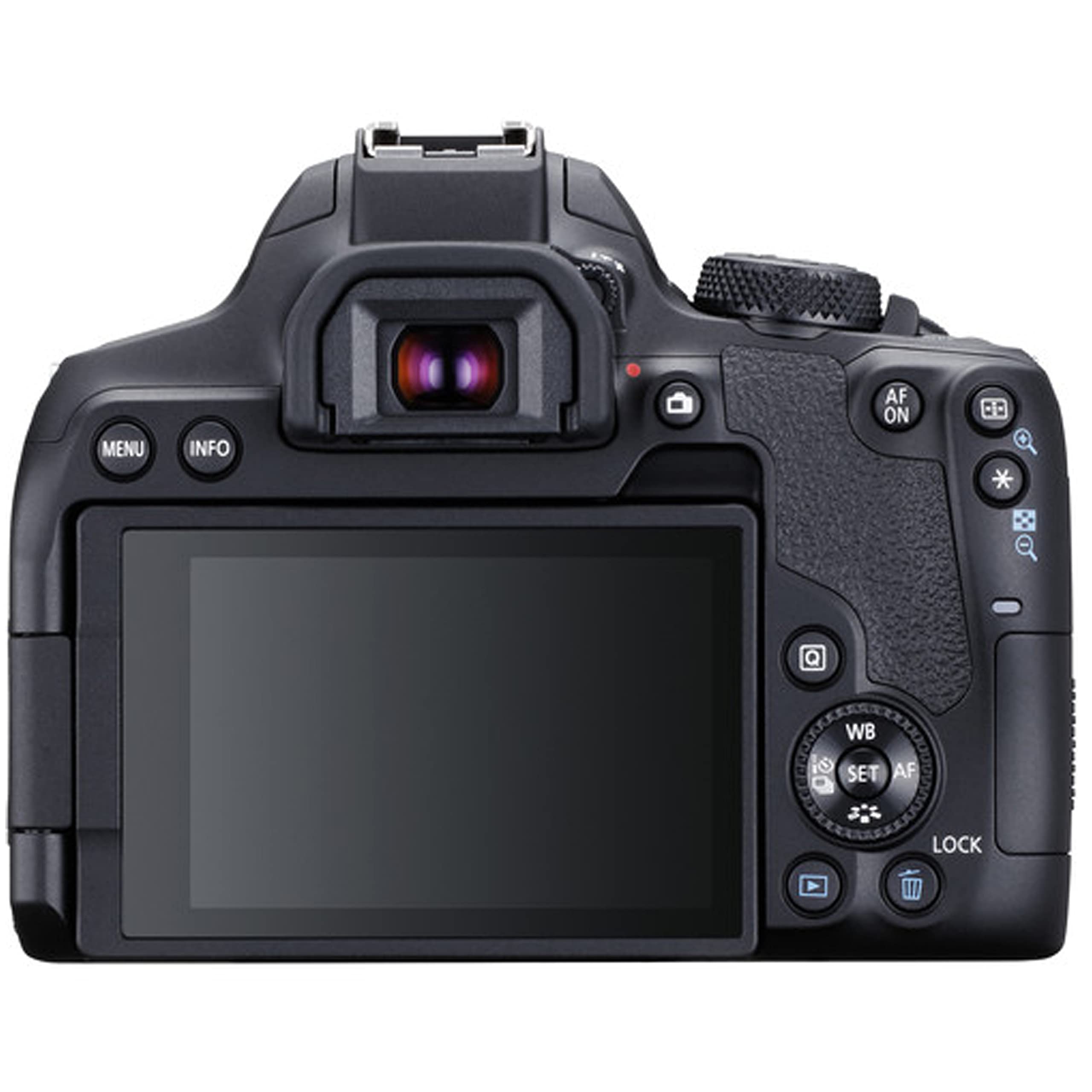 Canon EOS Rebel T8i DSLR Camera w EF-S 18-55mm f/4-5.6 is STM Lens + EF-S 55-250mm f/4-5.6 is STM Lens + 2X 64GB Memory + Case + Filters + Tripod + More (35pc Bundle)