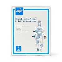 Medline Tubular Bandages, Stretch Tubular Elastic Dressing Retention Net, White, Size 2 (7 2/3