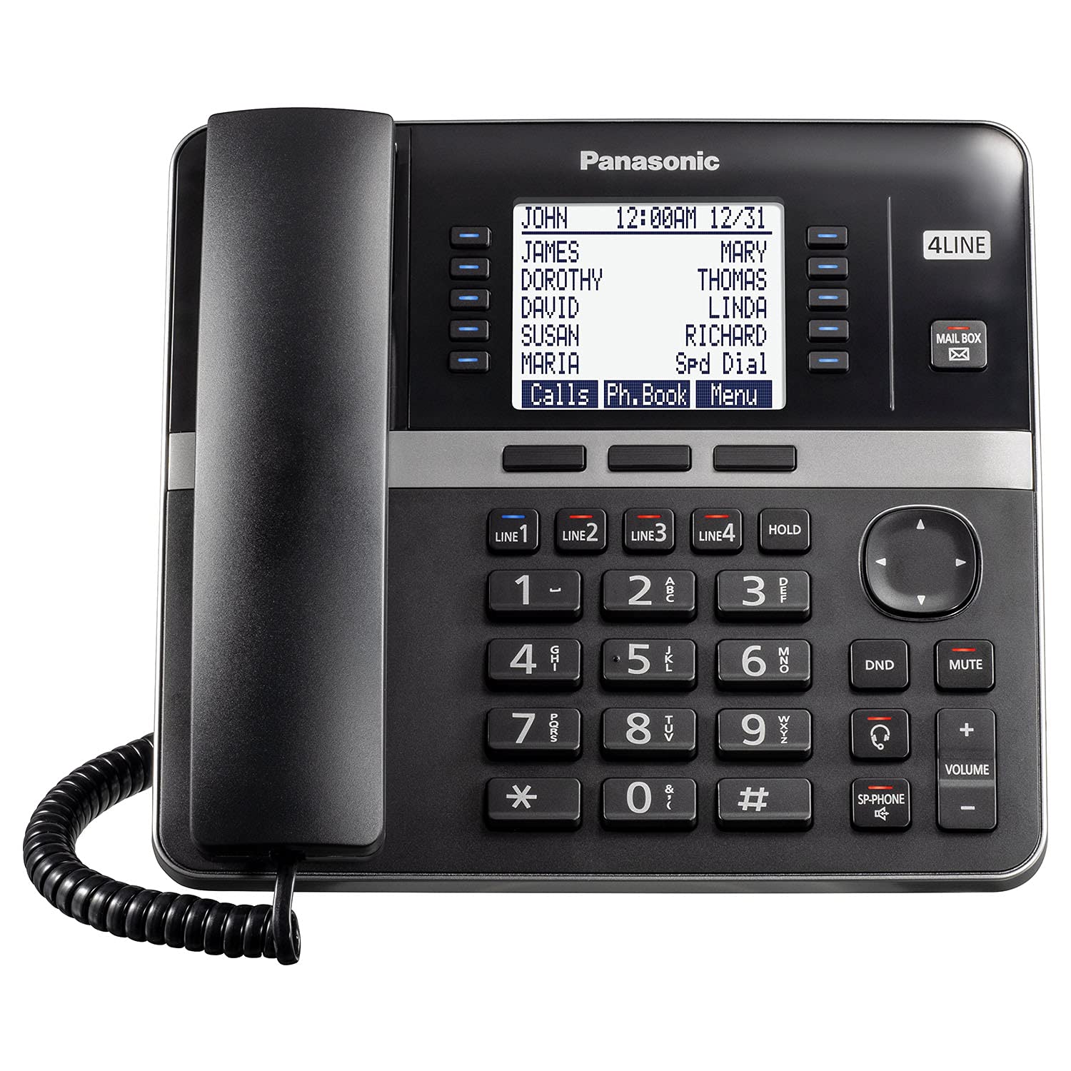 Mua Panasonic Office Phone System, Corded Base Station with 4-Lines  Expandable with Up to 10 Compatible Panasonic Business Phones Wirelessly -  KX-TGW420B (Black) trên Amazon Mỹ chính hãng 2023 | Giaonhan247