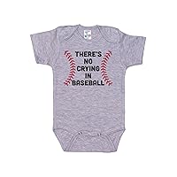 There's No Crying In Baseball, Unisex Baby Onesie, Infant Bodysuit