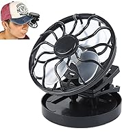 Summer Solar Cooling Fan Portable Clip-on Hat Cooler Energy Saving Sun Energy Panel for Traveling Fishing Climbing Camping Hiking