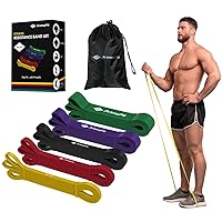 Resistance Bands for Working Out, Exercise Bands Resistance, Pull Up Assistance Bands, Workout Bands, Weights Dumbbell Set Alternative, Stretching, Gym Bands, Men Women