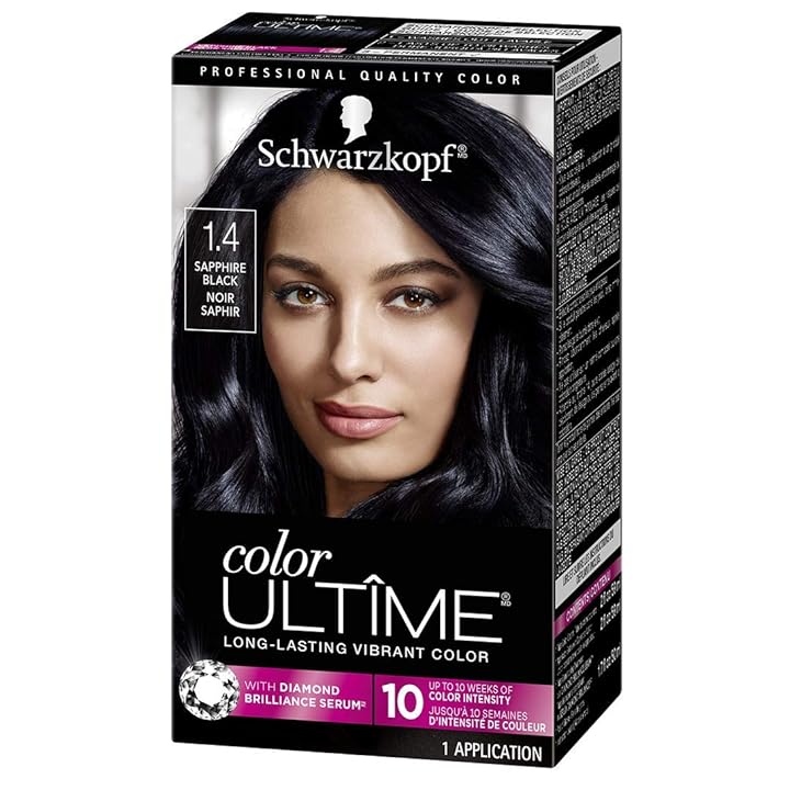 Mua Schwarzkopf Color Ultime Hair Color Cream,  Sapphire Black  (Packaging May Vary) trên Amazon Mỹ chính hãng 2023 | Fado