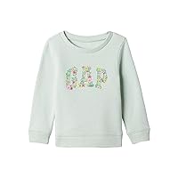 GAP Baby Girl's Logo Crew Sweatshirt