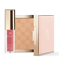 Jouer Soft Focus Hydrate & Setting Powder and Tinted Lip Oil Bundle