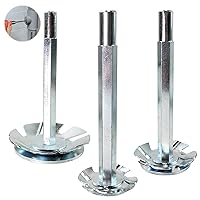 3 PCS PVC Pipe Reamer Set, Thickened Plumbing PVC Fitting Socket Saver with 1.5in 2in and 3in Head, Pipe Reamer Tool Set for Home Remodeling as Well as Professionals