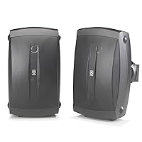 NS-AW150BL 2-Way Indoor/Outdoor Speakers (Pair, Black) - Wired