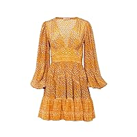 Ulla Johnson Women's Hayana Printed Tiered Silk Crepe De Chine Mini Dress