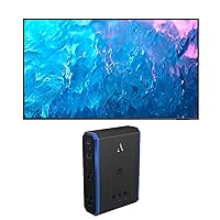 SAMSUNG QN55Q70CAFXZA 55 Inch QLED 4K Quantum HDR Dual LED Smart TV with a 5S-PS4-US1 4-Outlet Power with Omniport USB (2023)