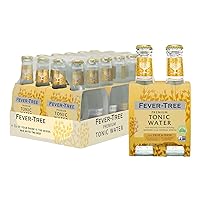 Fever Tree Indian Tonic Water - Premium Quality Mixer - Refreshing Beverage for Cocktails & Mocktails. Naturally Sourced Ingredients, No Artificial Sweeteners or Colors - 200 ML Bottles - Pack of 24