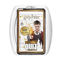 Top Trumps Quiz Harry Potter Game, 500 questions to test your knowledge and memory in the world of Hogwarts, spells, witches & wizards and Lord Voldemort, gift and toy for ages 8 plus