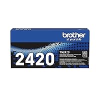 Brother TN2420 Original High Capacity Toner Cartridge for MFCL2710DW / MFCL2710DN / MFCL2730DW/MFCL2750DW/DCPL2510D/DCPL2550DN/HLL2310D/HLL2350DW/HLL2370DN HHLL237 5DW, Color Black