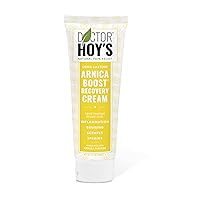 DOCTOR HOY'S Natural Arnica Boost Recovery Cream, Bruise and Muscle Pain Relief Cream, Topical Homeopathic Formula with Arnica Montana for Rapid Bruise Relief (3 Fl Oz)