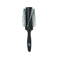 Smooth and Shine Round Brush - for Fine to Medium Hair - A Perfect Blow Out with Less Pain, Effort and Breakage - Spiral Bristle Design Creates Smoother Styles, 1.5