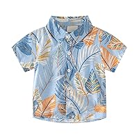 4t Boys Shirts Short Sleeve Little & Big Boys Button Down Hawaii Shirts Short Sleeve Under Shirts for Boys Long