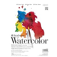 Strathmore 200 Series Watercolor Paper Pad, 9x12 inch, 15 Sheets
