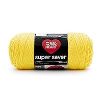 RED HEART Super Saver Yarn, Bright Yellow