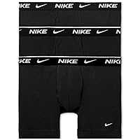 Nike Men`s Everyday Cotton Stretch Boxer Briefs 3 Pack