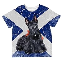 Scottish Terrier Live Forever All Over Toddler T Shirt