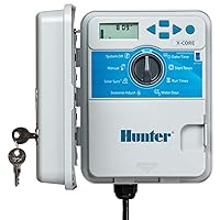 Hunter Sprinkler XC600 X-Core 6-Station Outdoor Irrigation Controller, Small, Gray