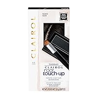 Root Touch-Up Temporary Concealing Powder, Black Hair Color, Pack of 1