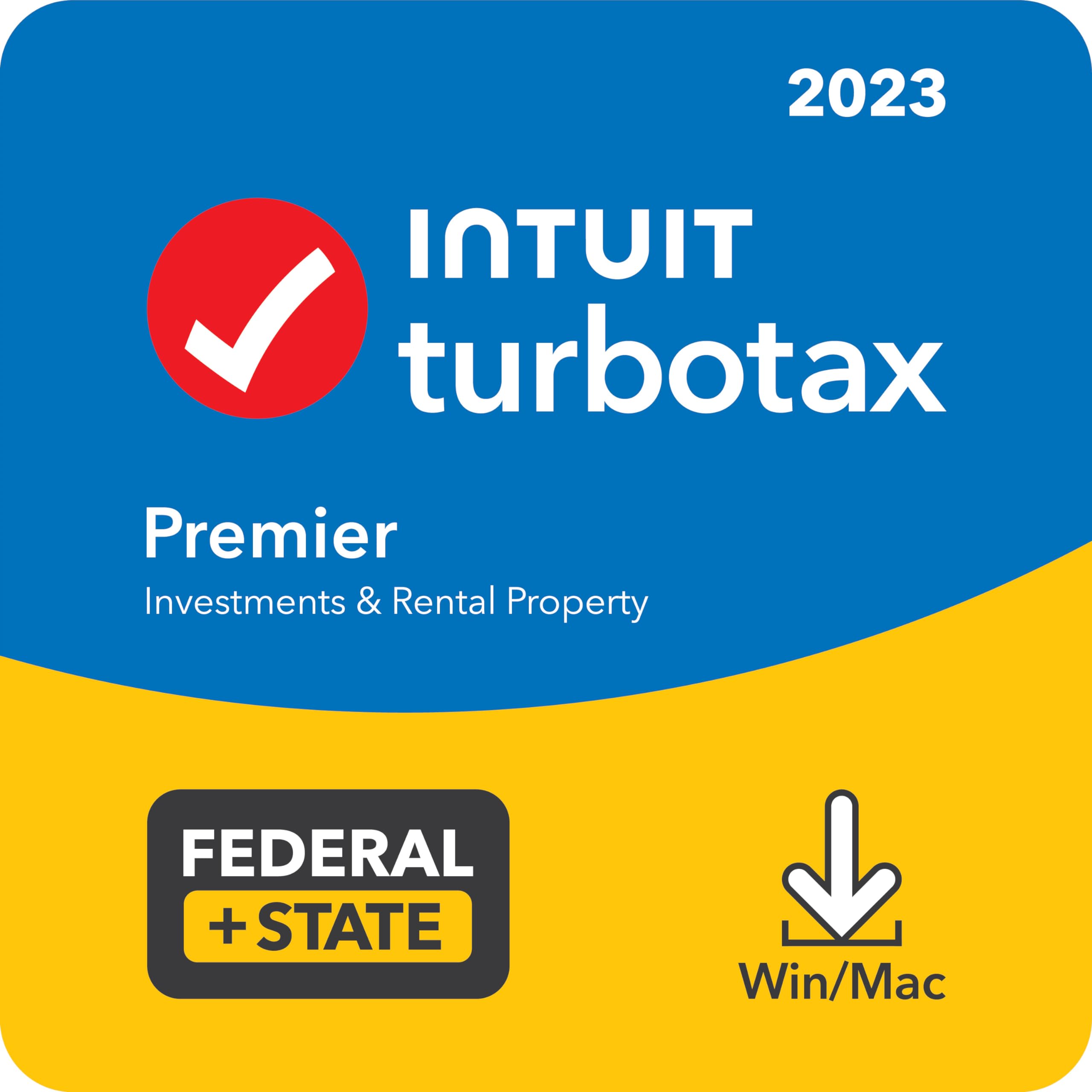 TurboTax Premier 2023 Tax Software, Federal & State Tax Return [Amazon Exclusive] [PC/Mac Download]