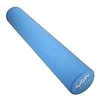 JFIT High Density Smooth EVA Foam Roller - Made in Taiwan - Multiple Size Options Available - Exercise, Massage, Muscle Recovery, Round Foam Roller