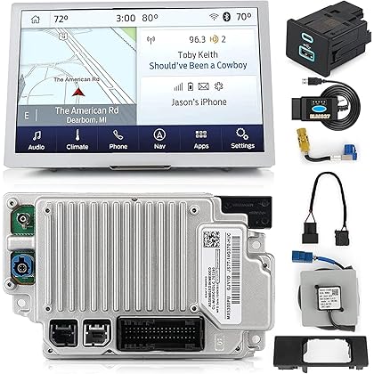 2023 Sync 2 to Sync 3 Upgrade kit, Compatible Ford F-150 Lincoln, SYNC3.4 MyFord Touch/Support Carplay,USB hub,APIM Module -8 inches,Shipped from The U.S