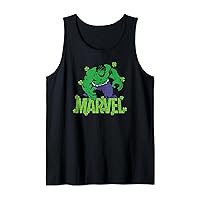 Marvel Logo Hulk Four-Leaf Clovers Green St Patrick’s Day Tank Top