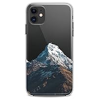 TPU Case Compatible with iPhone 15 14 13 12 11 Pro Max Plus Mini Xs Xr X 8+ 7 6 5 SE Mountain View Ancient Nature Huge Nice Snow Highlight Design Clear Man Cute Print Slim fit Flexible Silicone
