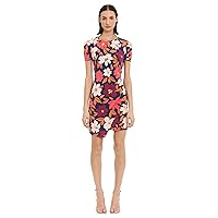 Donna Morgan Women's Easy Faux Wrap Dress Event Party Date Desk to Dinner Guest of