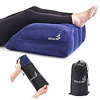 Circa Air Inflatable Leg Elevation Pillows for Swelling and Edema Relief, Travel Wedge Pillow for Legs, Foot Ankle Knee and Lower Back Pain Support, After Surgery Products