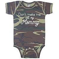 Don't Make Me Call My Mommy Funny Baby Boy Bodysuit Infant