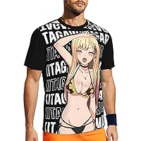 Anime My Dress Up Darling T Shirt Men's Summer O-Neck T-Shirts Casual Short Sleeves Tee