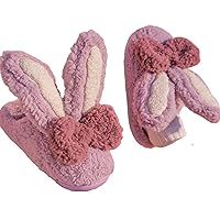 Long Ear Rabbit Cotton Slippers Ladies winter home slippers Plush fluffy warm slippers home cute cotton slippers comfortable cotton shoes