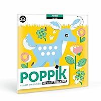 Poppik Sticker Book My First Stickers Forest for Small Children - Fun, Educational Poster Kit, multicoloured, one size, BABY001