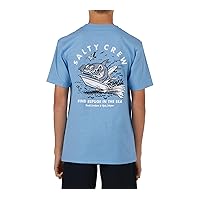 Salty Crew Boy's Hot Rod Shark Short Sleeve Tee (Little Kids/Big Kids)