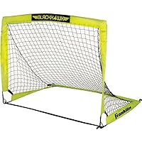 Franklin Sports Blackhawk Backyard Soccer Goal - Portable Pop Up Soccer Nets - Youth + Adult Folding Indoor + Outdoor Goals - Multiple Sizes + Colors - Perfect for Games + Practice