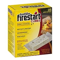 duraflame Firestart CUBES Firelighters, 18 pack