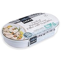 COLE’S - Smoked Rainbow Trout Fillet with Vegetables| Open & Eat | Ready to Eat Meal | 5.6 oz Hand-Packed Canned Fish | 19g Protein | High in Vitamin D | Tinned Fish