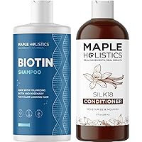 Biotin Shampoo and Conditioner for Thinning Hair and Volume - Hair Volumizing for Men and Women - Thickening Shampoo and Conditioner for Fine Hair