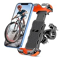 Bike Phone Mount 360° Rotatable, Zewdov [Secure Lock] Bike Phone Holder for Handlebars, Motorcycle Phone Mount Compatible with iPhone 14/Galaxy 4.7-6.8'' Phone, Fits Electric/Mountain/Scooter Bikes