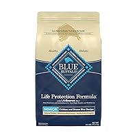 Life Protection Formula Natural Senior Dry Dog Food, Chicken and Brown Rice 34-lb