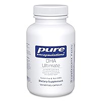 Pure Encapsulations DHA Ultimate | Eco-Friendly Supercritical CO2 Extracted DHA Fish Oil Concentrate | 120 Softgel Capsules