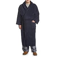 Harbor Bay by DXL Big and Tall Hooded Terry Robe