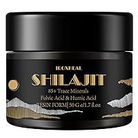 shilajit Supplement with Fulvic Acid & Trace Minerals, shilajit Resin Organic High Nutritional Potency for Immune Support, Cleanse, Brain Booster and Energy