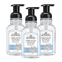 Foaming Hand Soap with Pump Dispenser, Moisturizing Foam Hand Wash, All Natural, Alcohol-Free, Cruelty-Free, USA Made, Ocean Breeze, 9 fl oz, 3 Pack