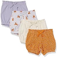 Amazon Essentials Baby Girls' Bloomer Shorts, Multipacks