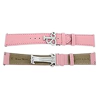 Genuine Real Satin Pink Band Strap 20RMM for 40MM Watch