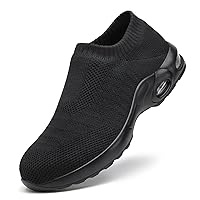 Steel Toe Shoes for Women with Arch Support, Lightweight Comfortable Work Safety Shoes Slip Resistant Indestructible Sneakers
